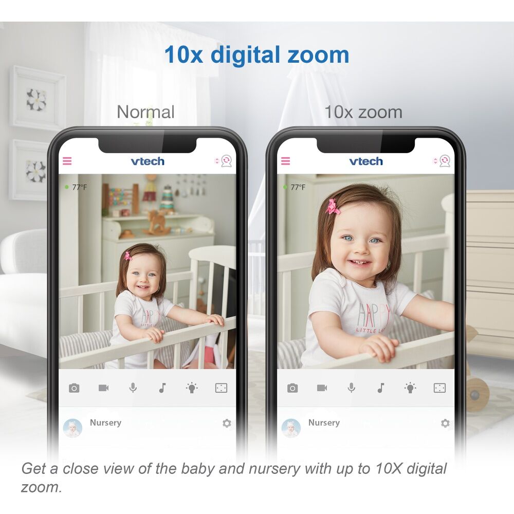 Vtech RM9751 1080p HD Wide Angle Wi-Fi Baby Camera w/ Night Vision Motion Alert VTech — image 8