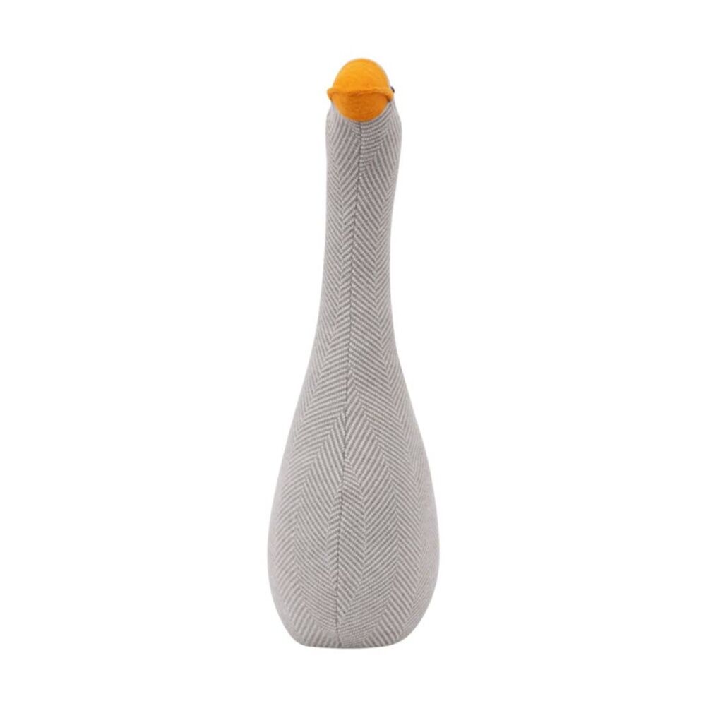 Splosh Rustic Meadow Weighted Fabric Door Stop Goose Grey 20x12x40cm Splosh — image 2