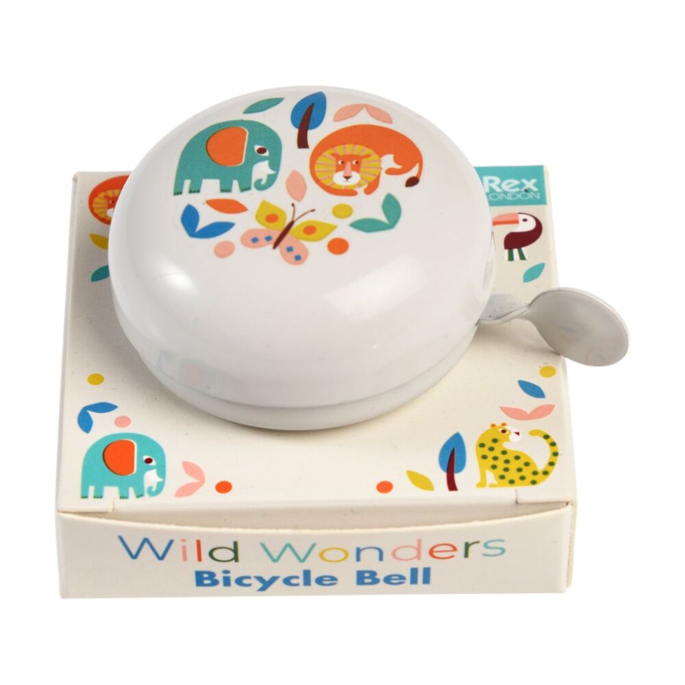 Rex London Kids Bicycle Bell Scooter Bike Accessory Wild Wonders Animal Design Easy Fit Clear Sound