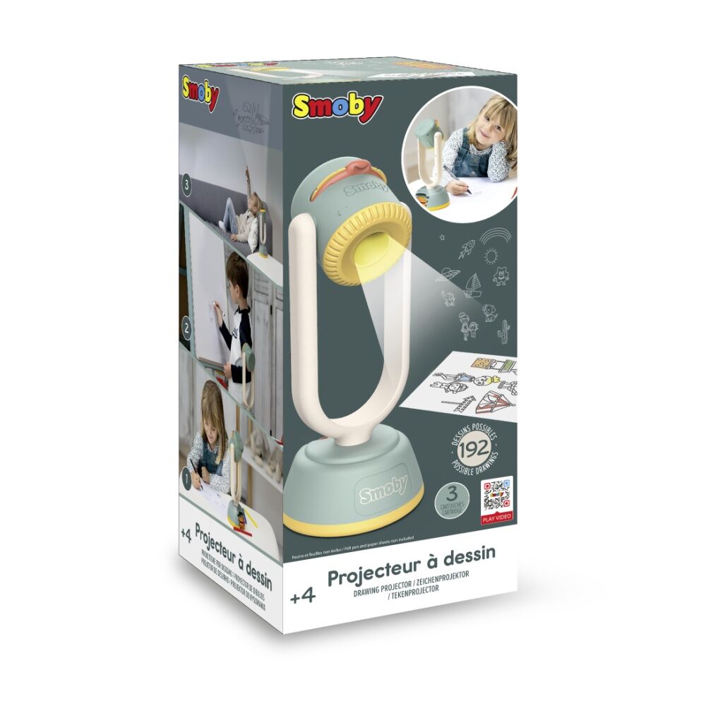 Smoby Drawing Light Projector With 192 Different Designs Creative Toy Smoby