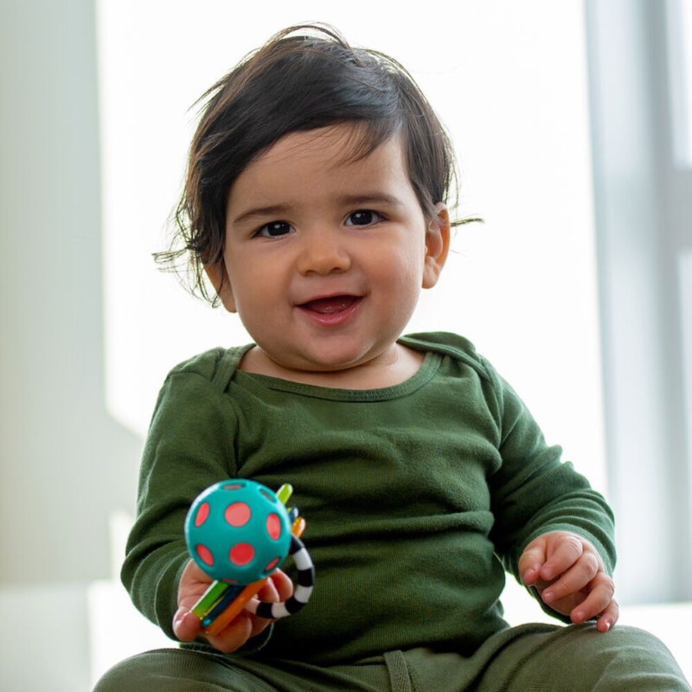 Sassy Baby Drive N Drool Keys Teething Toy With Textures Newborn+ 12cm (2 Pack) — image 5