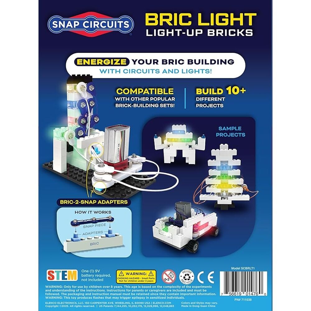 Snap Circuits 53pc 8Y+ Bric Light Kids Toy STEM Building Set With Lights — image 2