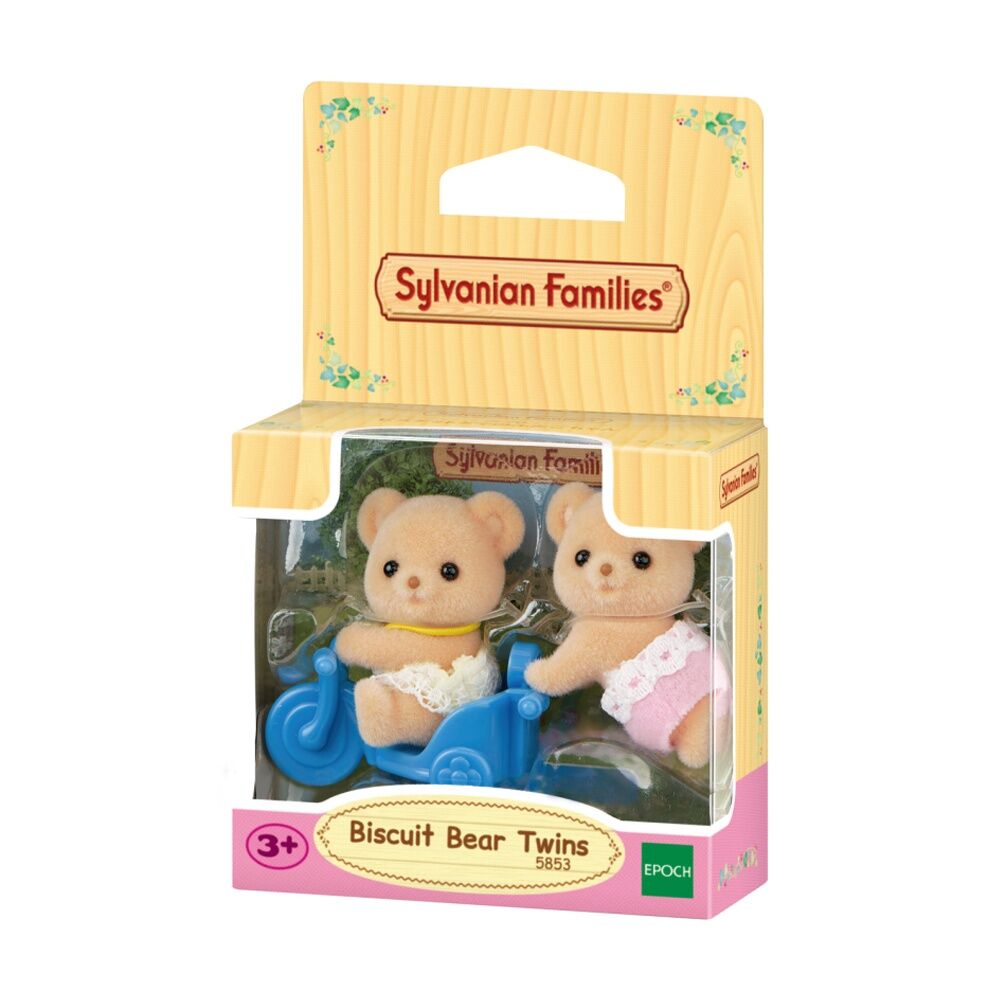 Sylvanian Families Kids/Toddler Toy 3y+ Biscuit Bear Twins Figurine