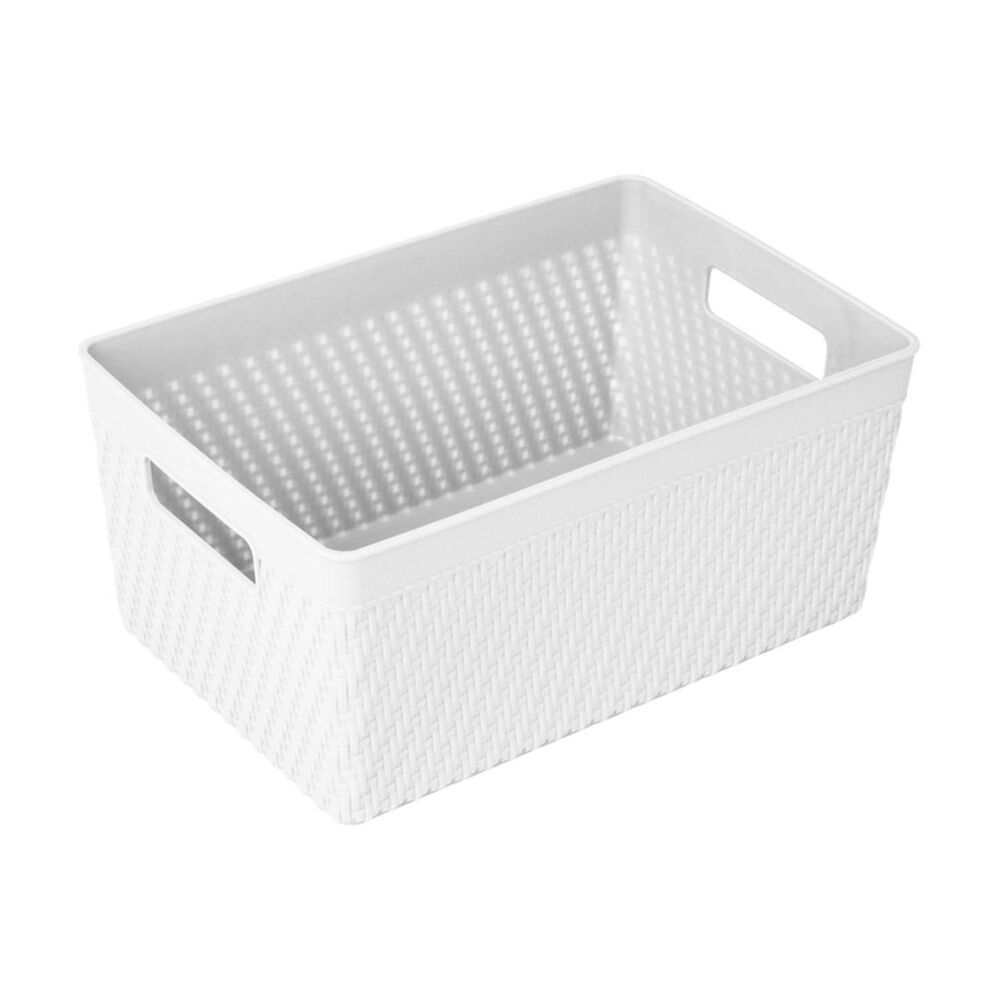 Braz 25x17x12cm 5L Home Organisation Plastic Thatch Storage Basket Assorted — image 2