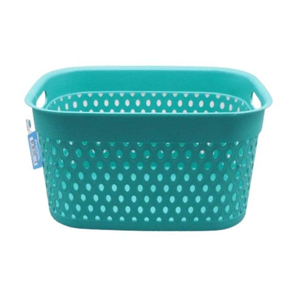 Braz Home Organisation Plastic Storage Belle Basket Rect 33x23x18cm Assorted (8 Pack) — image 2