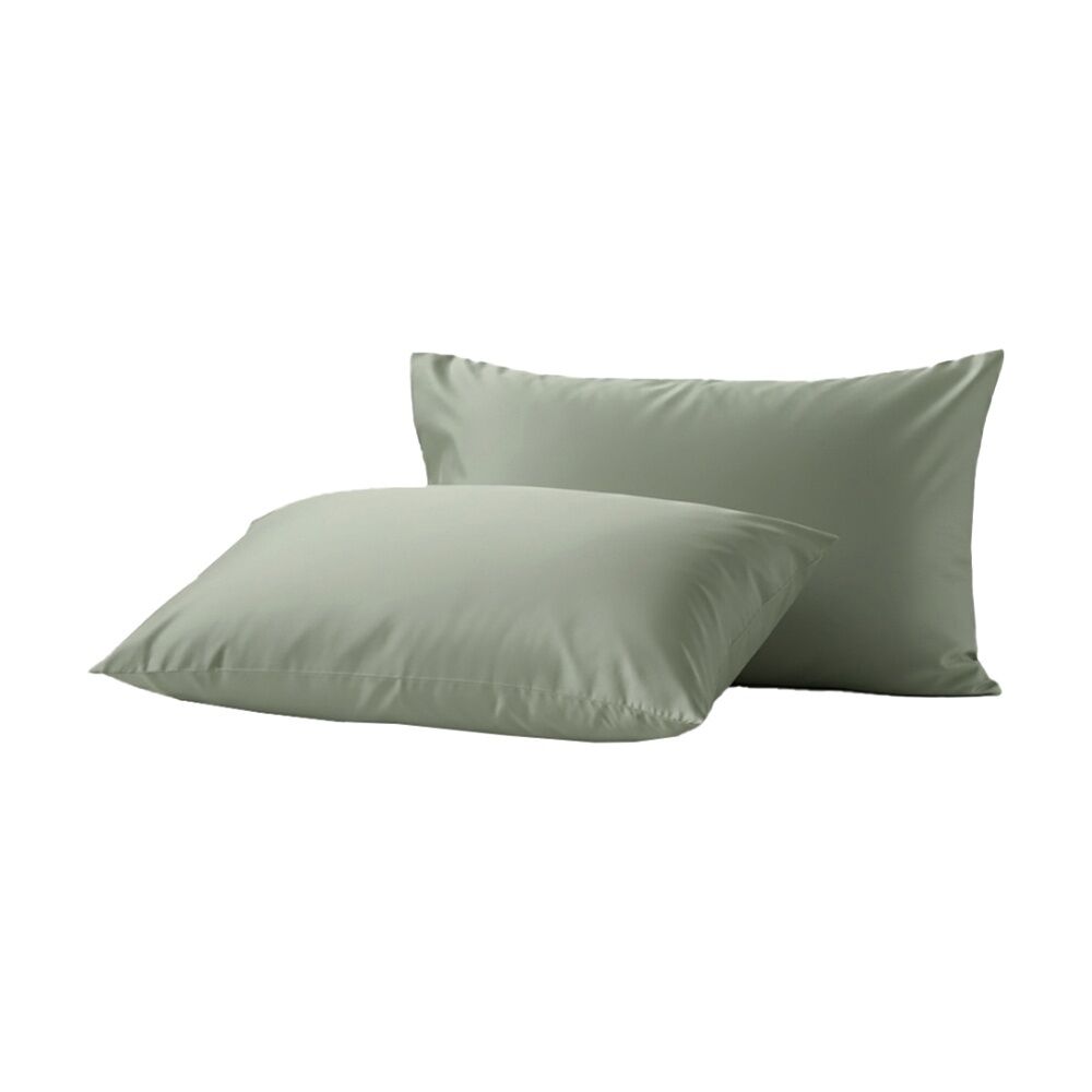 Renee Taylor 2pc Renee Taylor 400TC Egyptian Cotton Standard Pillowcase Pair Basil (2 Pack) — image 2