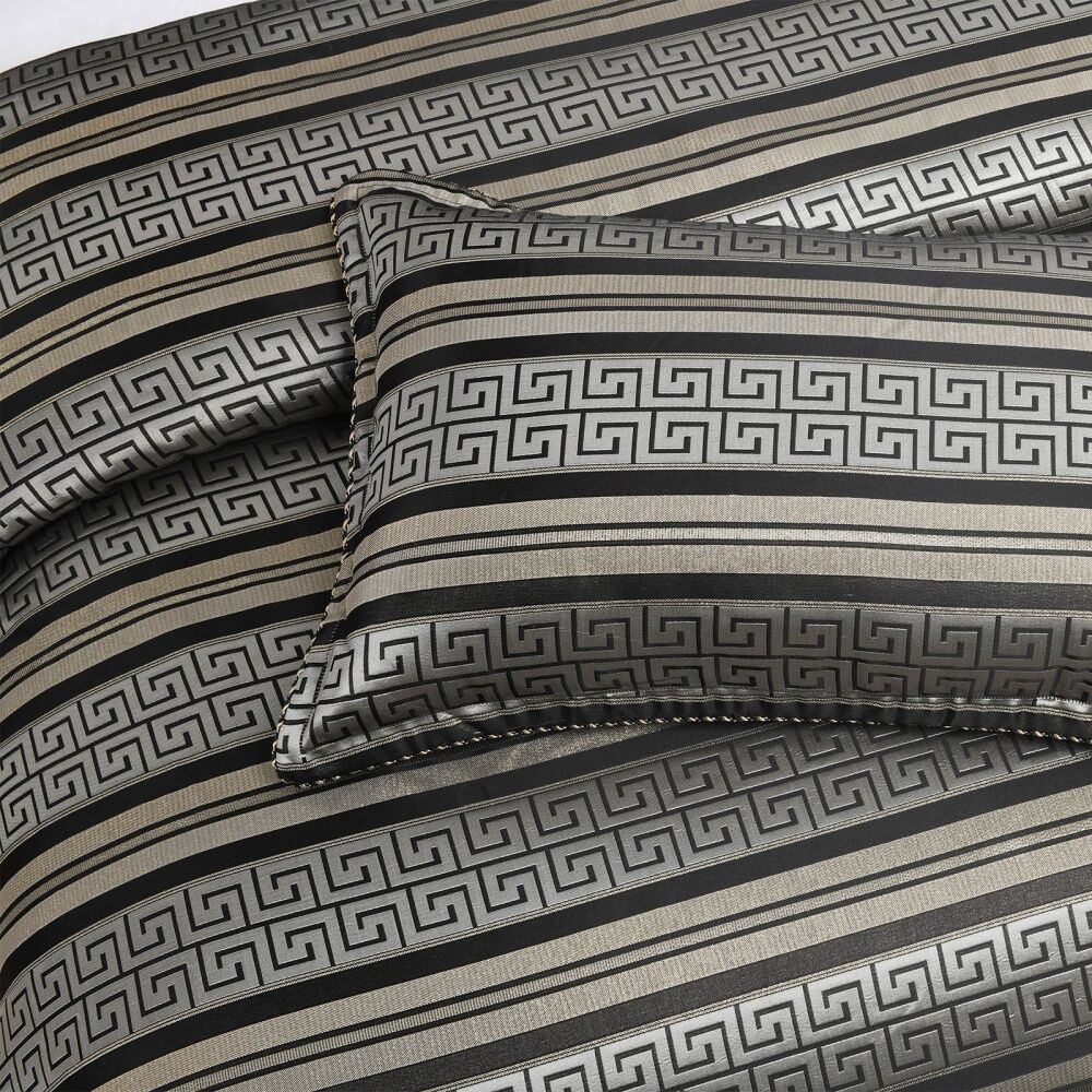 Renee Taylor Regalia Collection Mayana Cushion Champenge Silver & Black 45x45cm — image 4