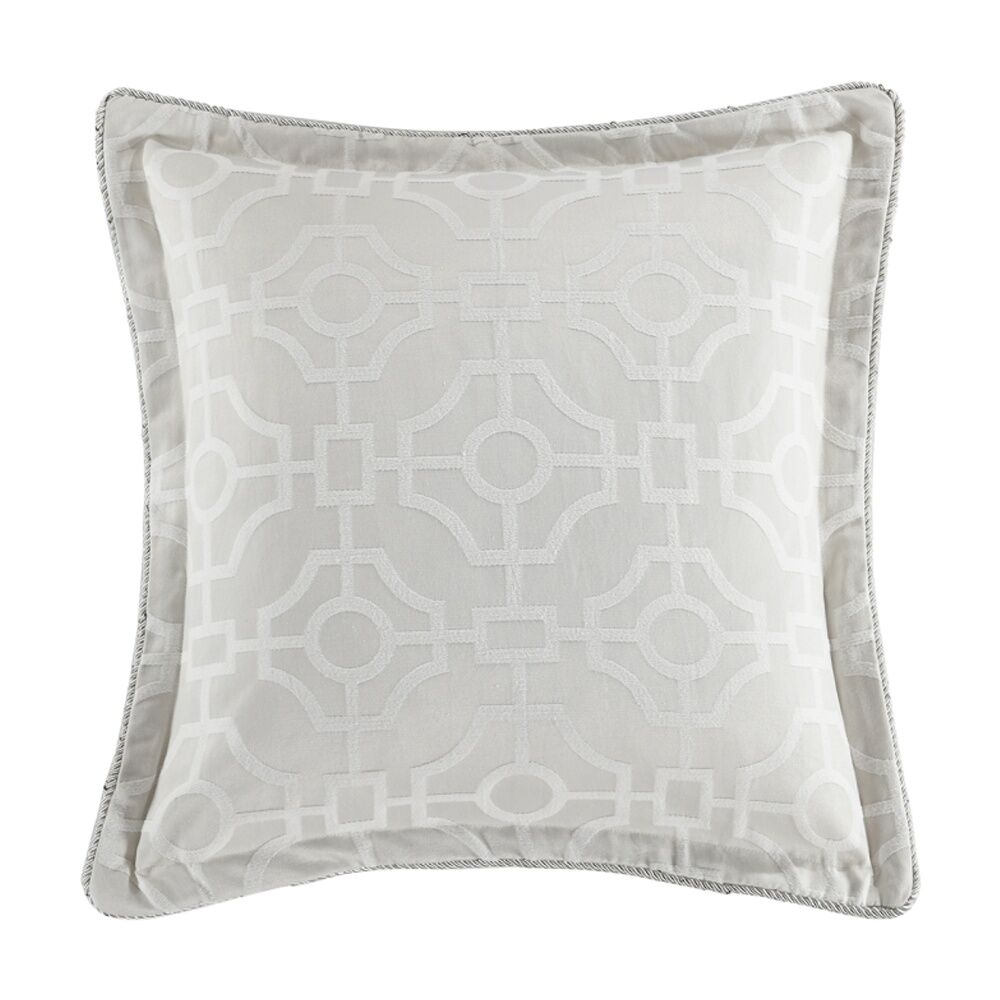 Renee Taylor Regalia Collection Balmoral Geometric Decor Cushion 45x45cm (2 Pack) — image 2