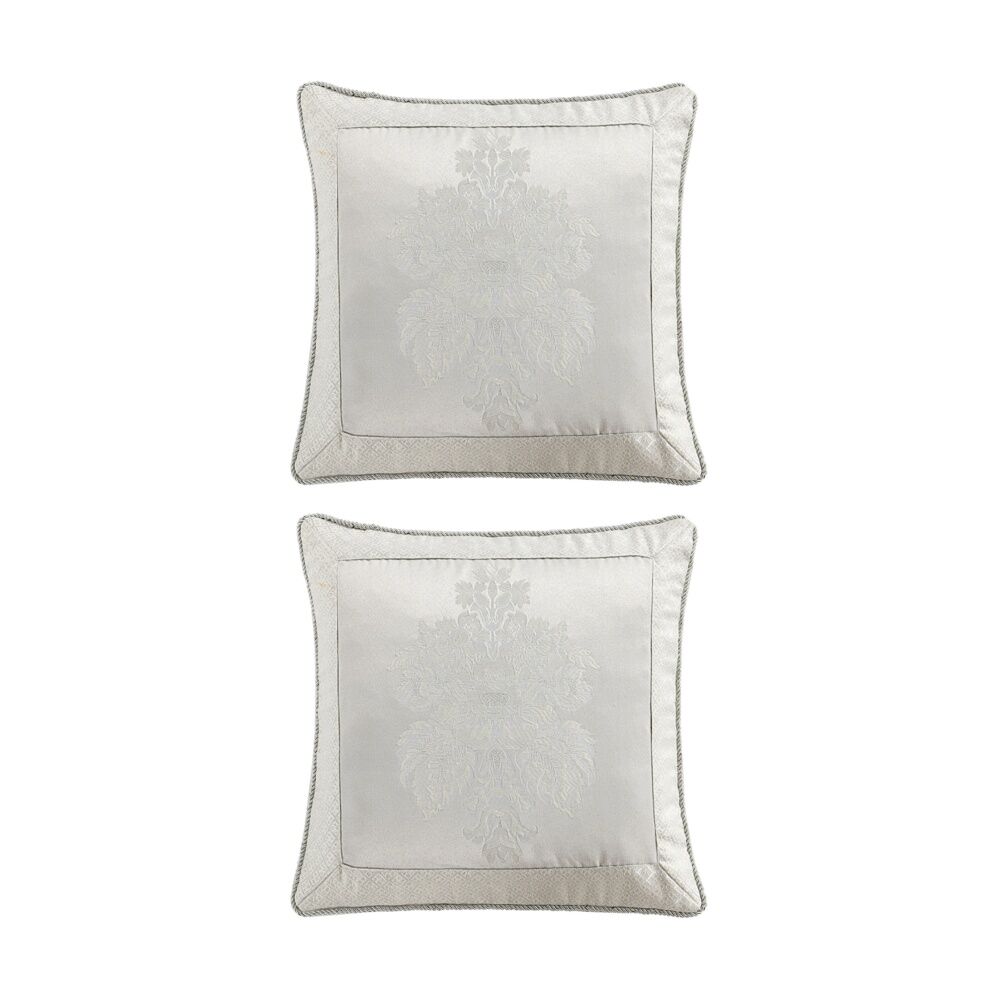 Renee Taylor Regalia Collection Amalia Europen Pillowcase 65x65cm (2 Pack)