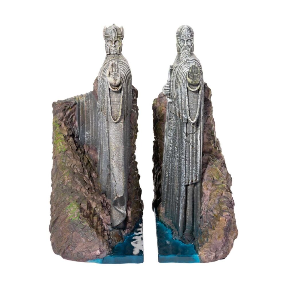 Lord of the Rings Gates Argonath Statue Bookends Pair Grey (2 Pieces)