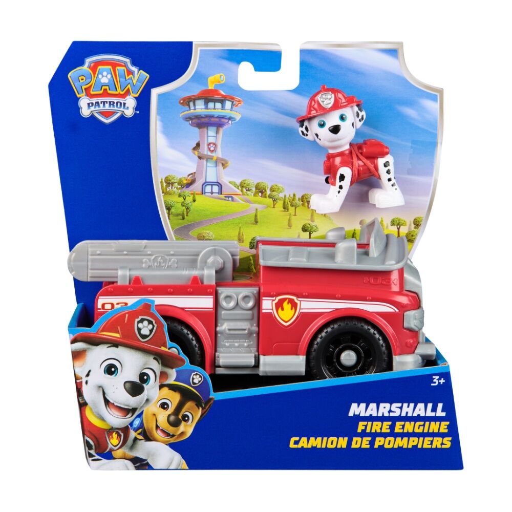 Paw Patrol Marshall Sustainable Basic Vehicle Fire Engine Kids Play Toy 3y+