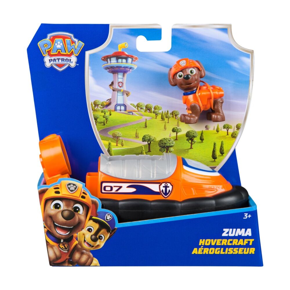 Paw Patrol Zuma Sustainable Basic Vehicle Hovercraft Kids Play Toy 3y+