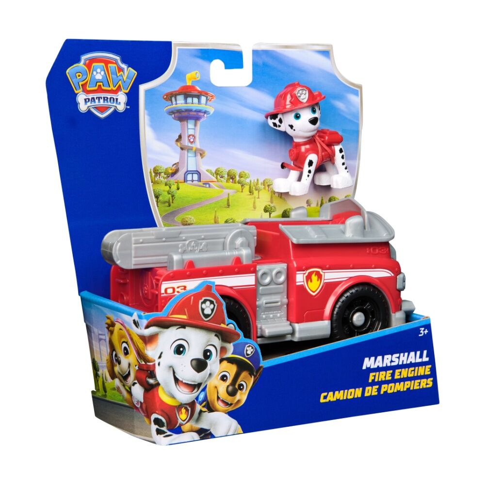 Paw Patrol 3y+ Paw Patrol Sustainable Basic Vehicle Kids Play Toy Zuma, Tracker & Marshall — image 8