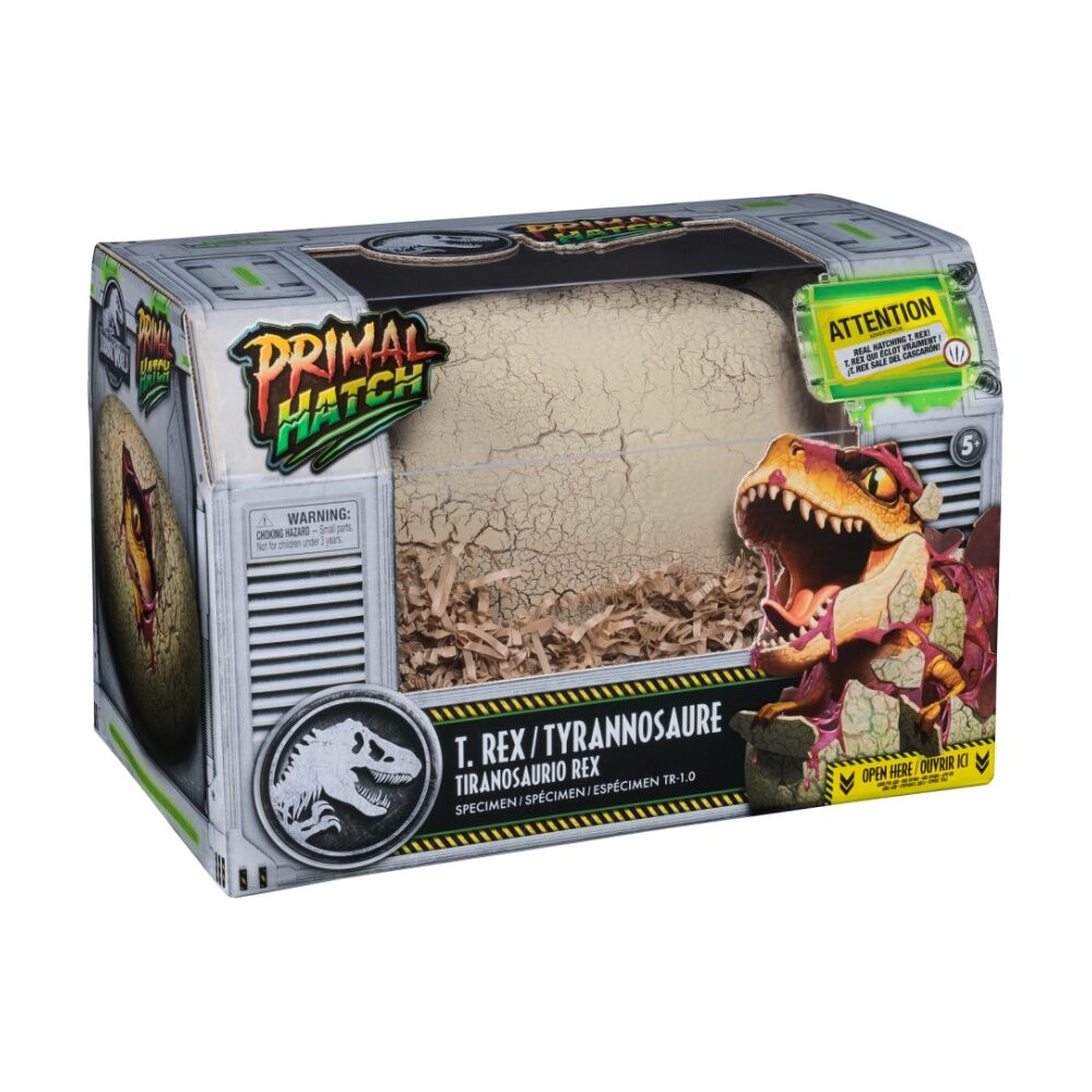 Primal Hatch Jurassic Park Dinosaur Kids Interactive Hatching Play Toy 5y+