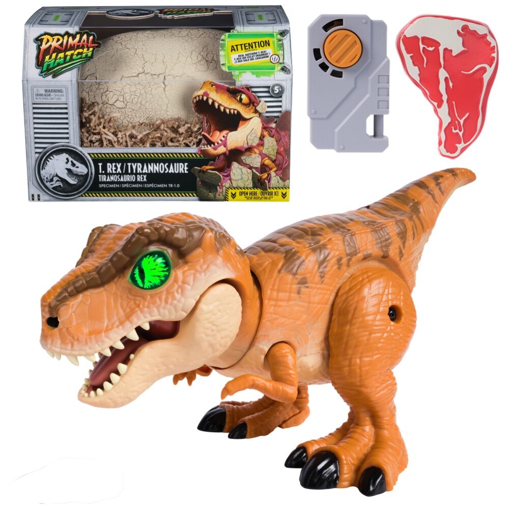 Primal Hatch Jurassic Park Dinosaur Kids Interactive Hatching Play Toy 5y+ — image 2