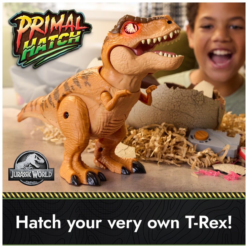 Primal Hatch Jurassic Park Dinosaur Kids Interactive Hatching Play Toy 5y+ — image 5