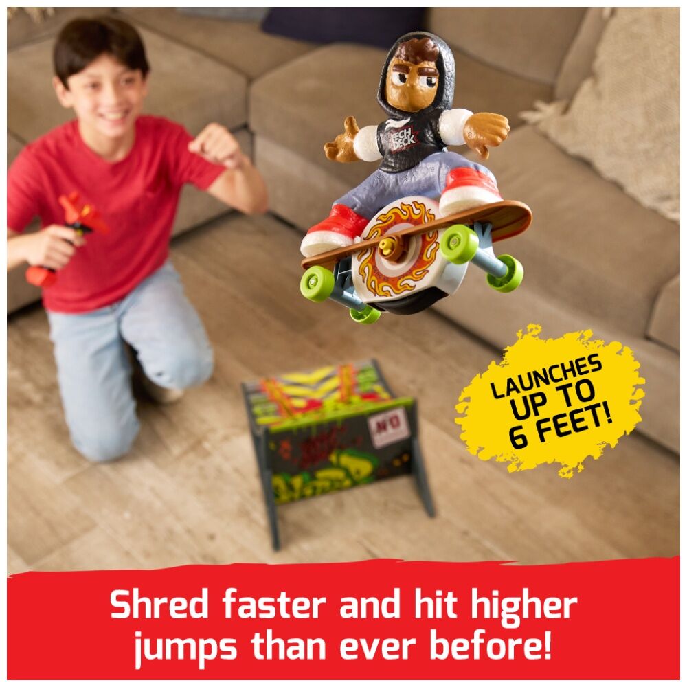 Tech Deck 5y+ Shred N' Blast Skateboard Kids Play Toy w/ Ramp — image 4