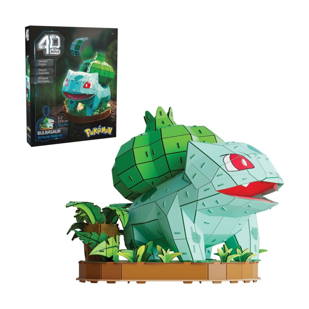 4D Build Pokémon Model Building Puzzle Kit 12y+ 23.5.x29x23.9cm Bulbasaur — image 2