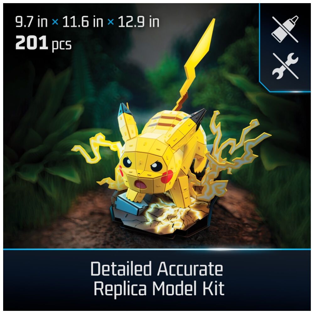 4D Build 201pc Pokémon Model Building Puzzle Pikachu — image 3