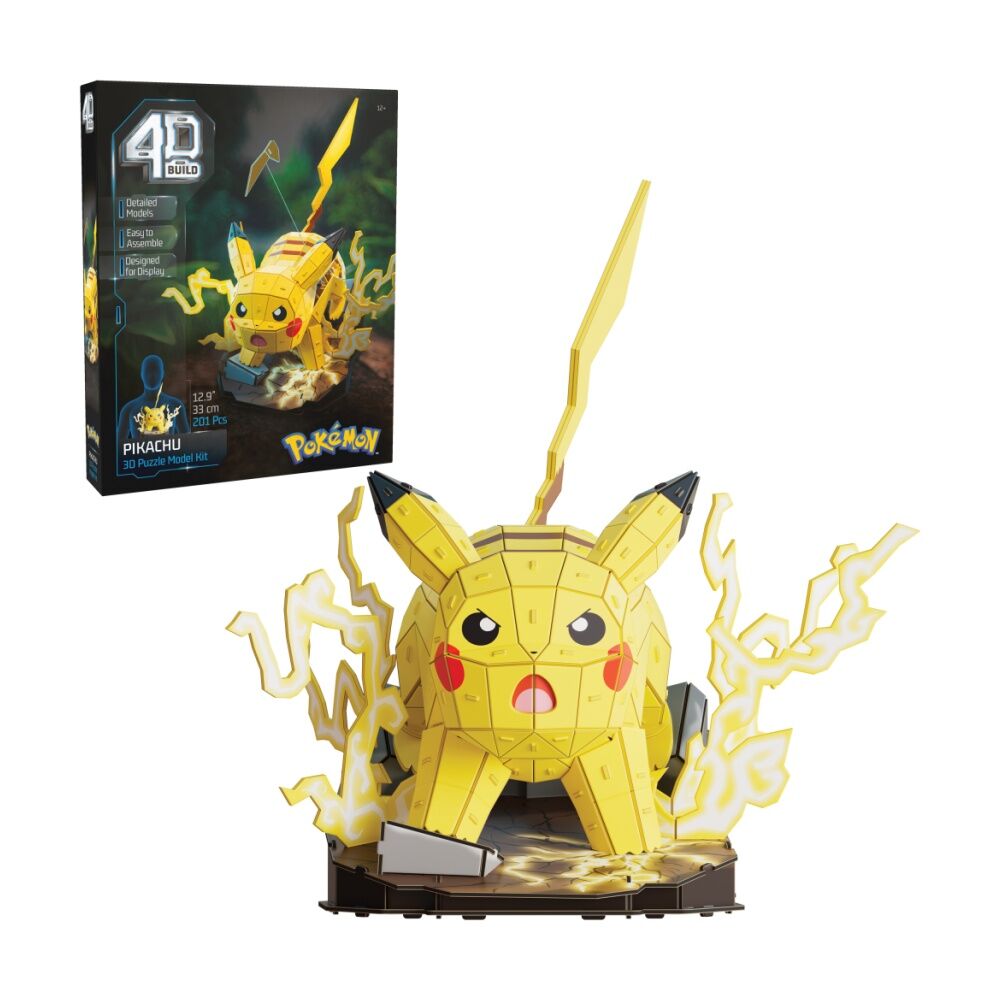 4D Build Pokémon Model Building Puzzle Kits Pikachu & Bulbasaur 12y+ — image 2
