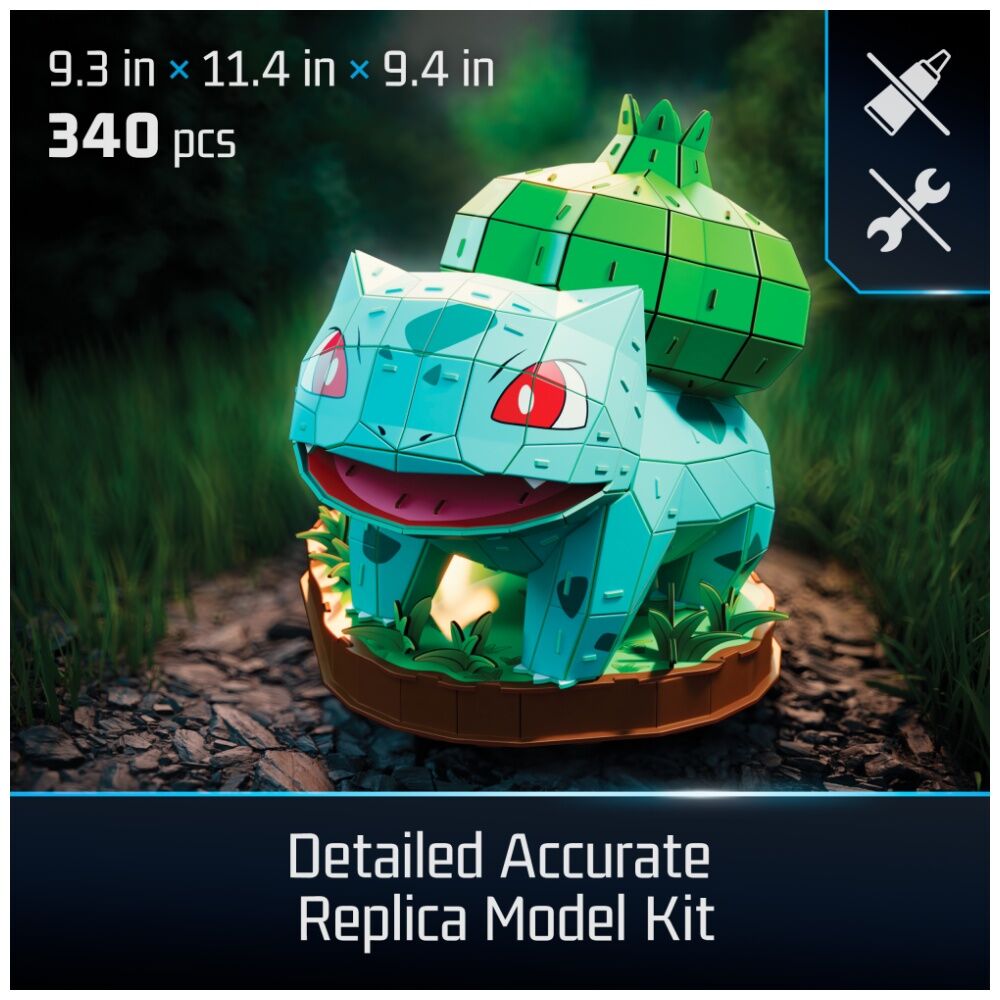 4D Build Pokémon Model Building Puzzle Kits Pikachu & Bulbasaur 12y+ — image 6