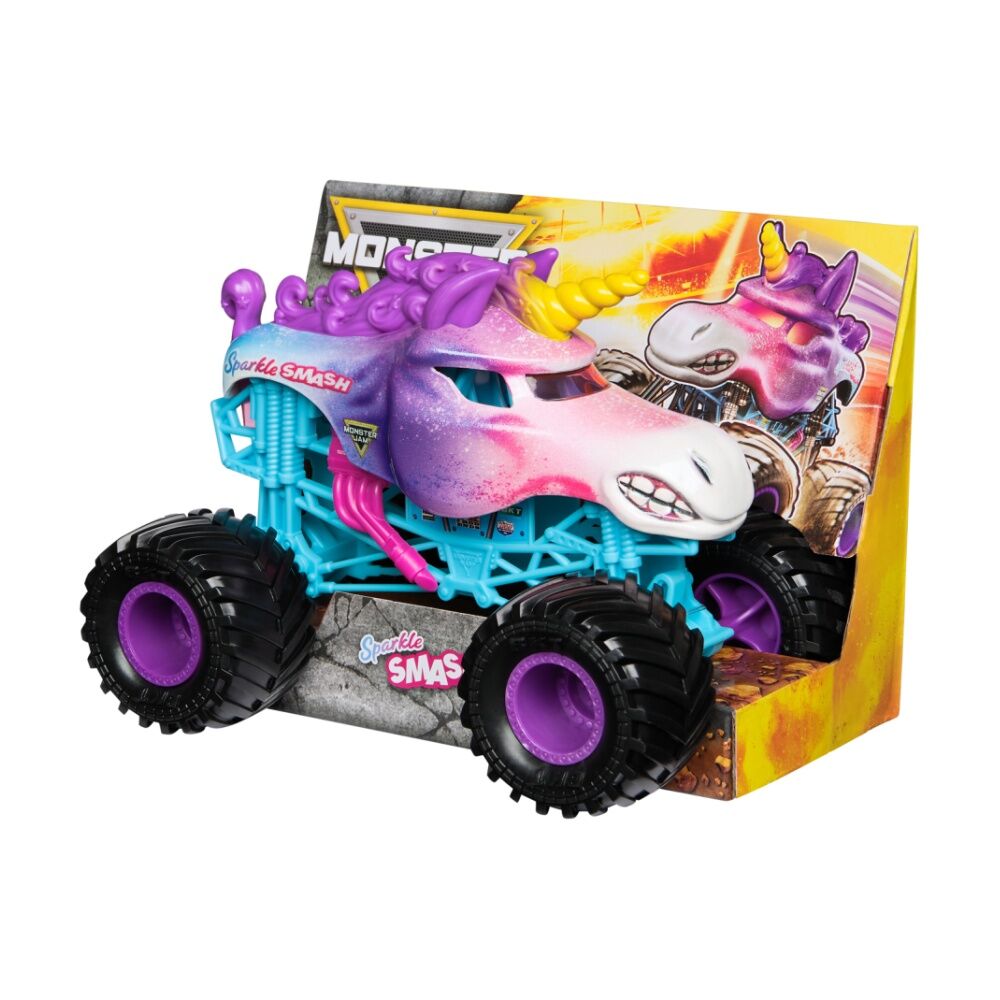 Monster Jam 1:24 Sparkle Smash Diecast Truck Kids Play Toy 3y+ — image 2