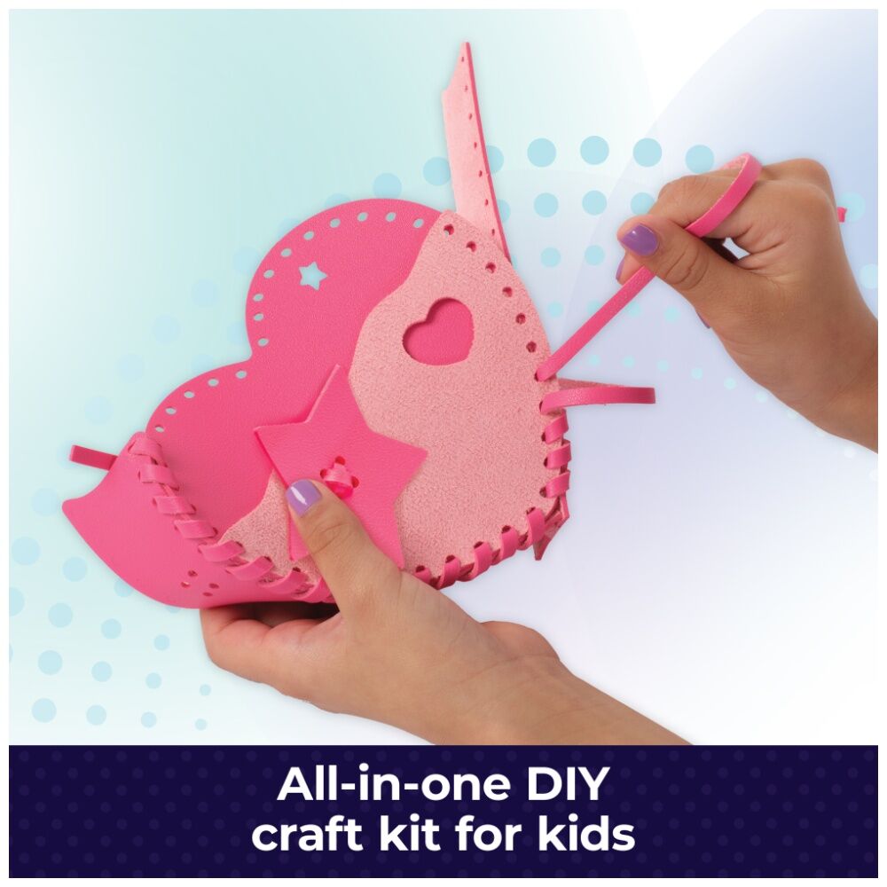 Cool Maker 6y+ Pinky Heart Faux Leather Purse Kids Fashion Craft Kit — image 6