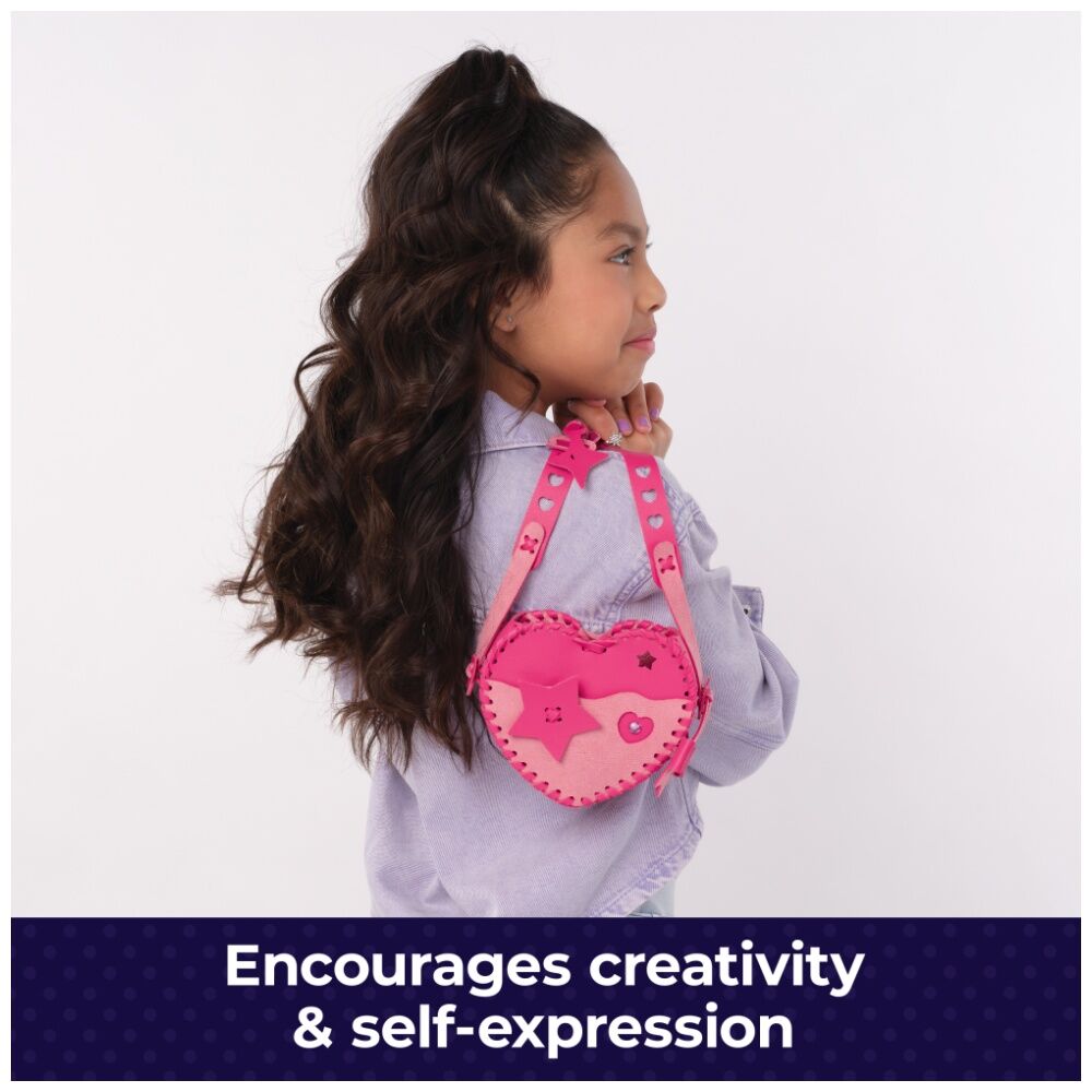 Cool Maker 6y+ Pinky Heart Faux Leather Purse Kids Fashion Craft Kit — image 8