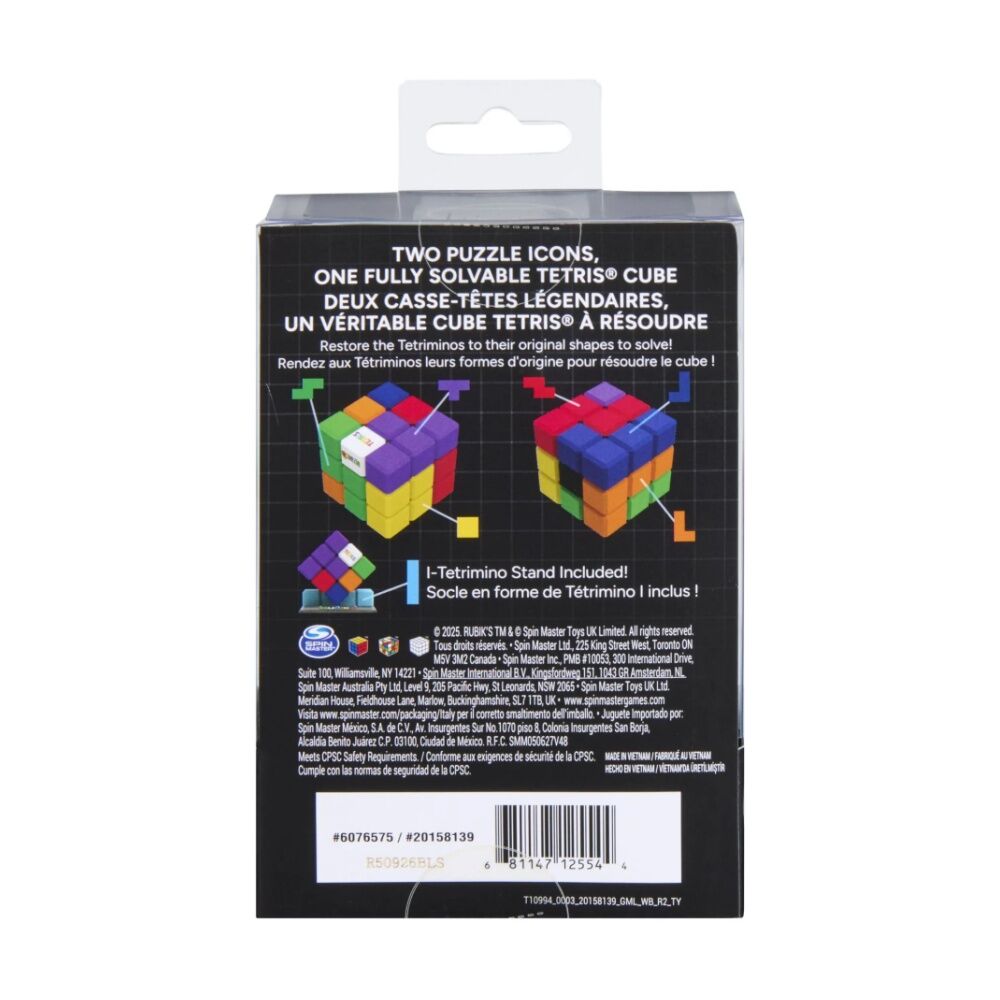 Rubiks Tetris Edition Cube Kids Toy Strategy Puzzle Game 8y+ — image 10