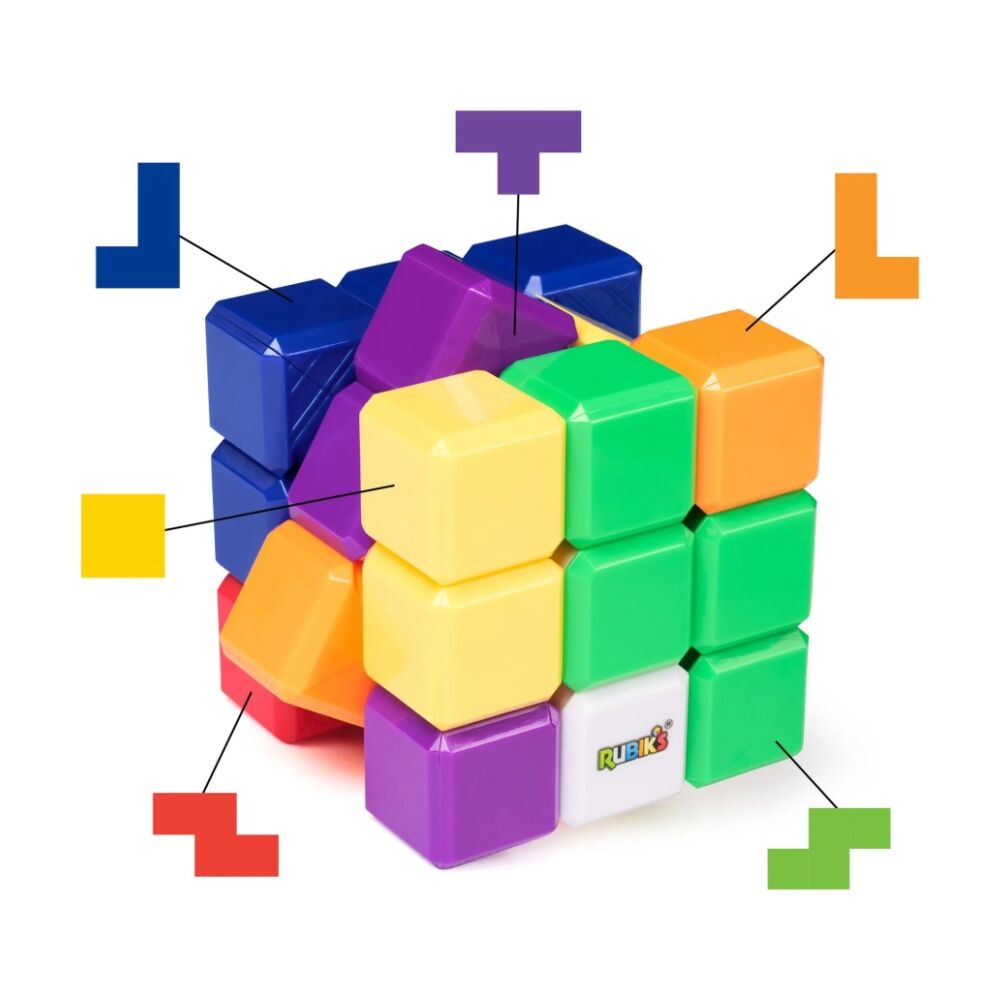 Rubiks Tetris Edition Cube Kids Toy Strategy Puzzle Game 8y+ — image 4