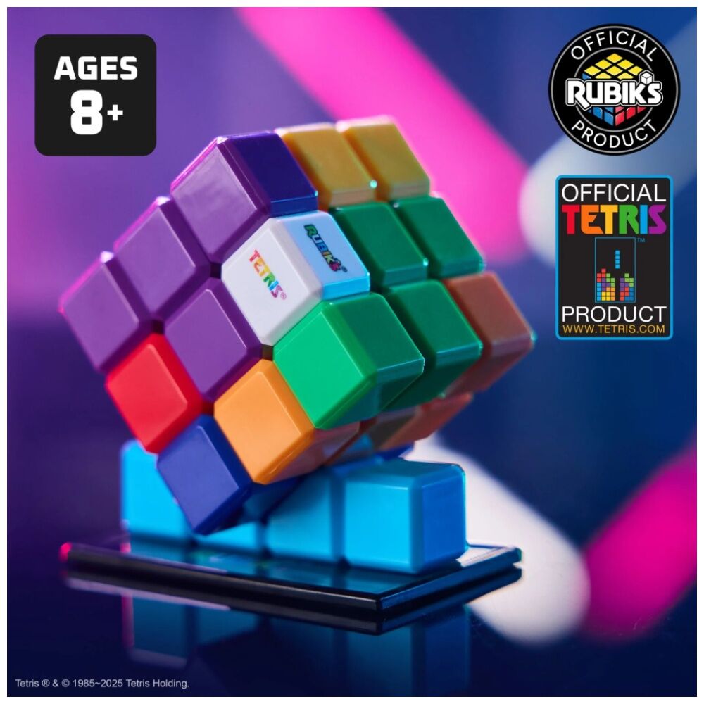 Rubiks Tetris Edition Cube Kids Toy Strategy Puzzle Game 8y+ — image 5