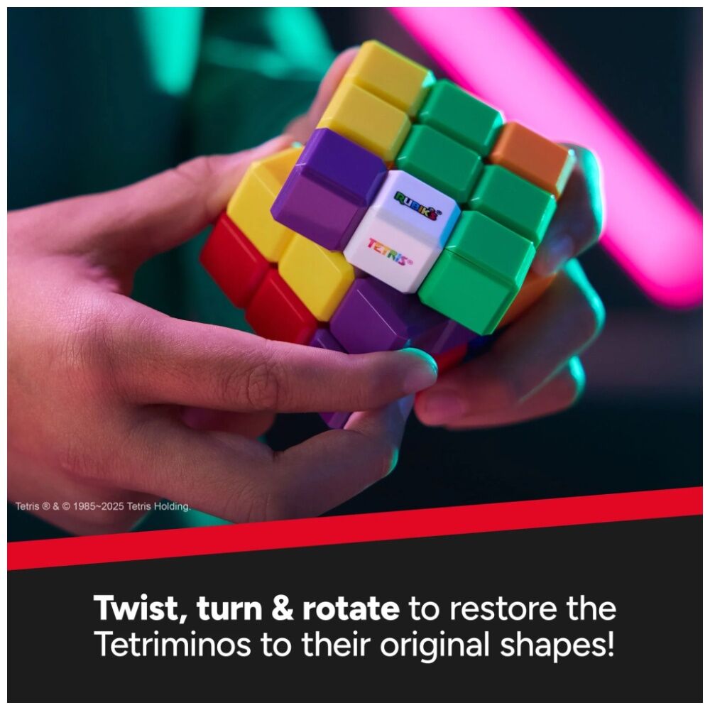 Rubiks Tetris Edition Cube Kids Toy Strategy Puzzle Game 8y+ — image 6