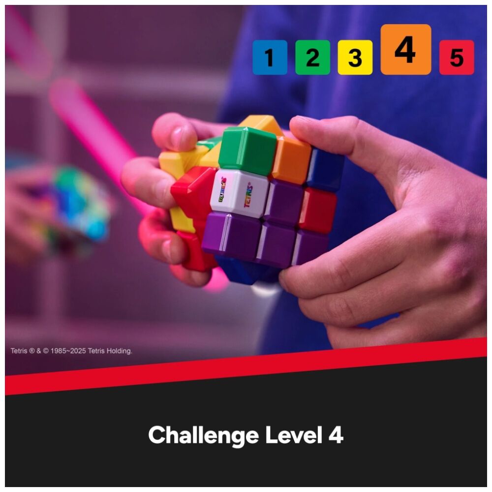 Rubiks Tetris Edition Cube Kids Toy Strategy Puzzle Game 8y+ — image 7