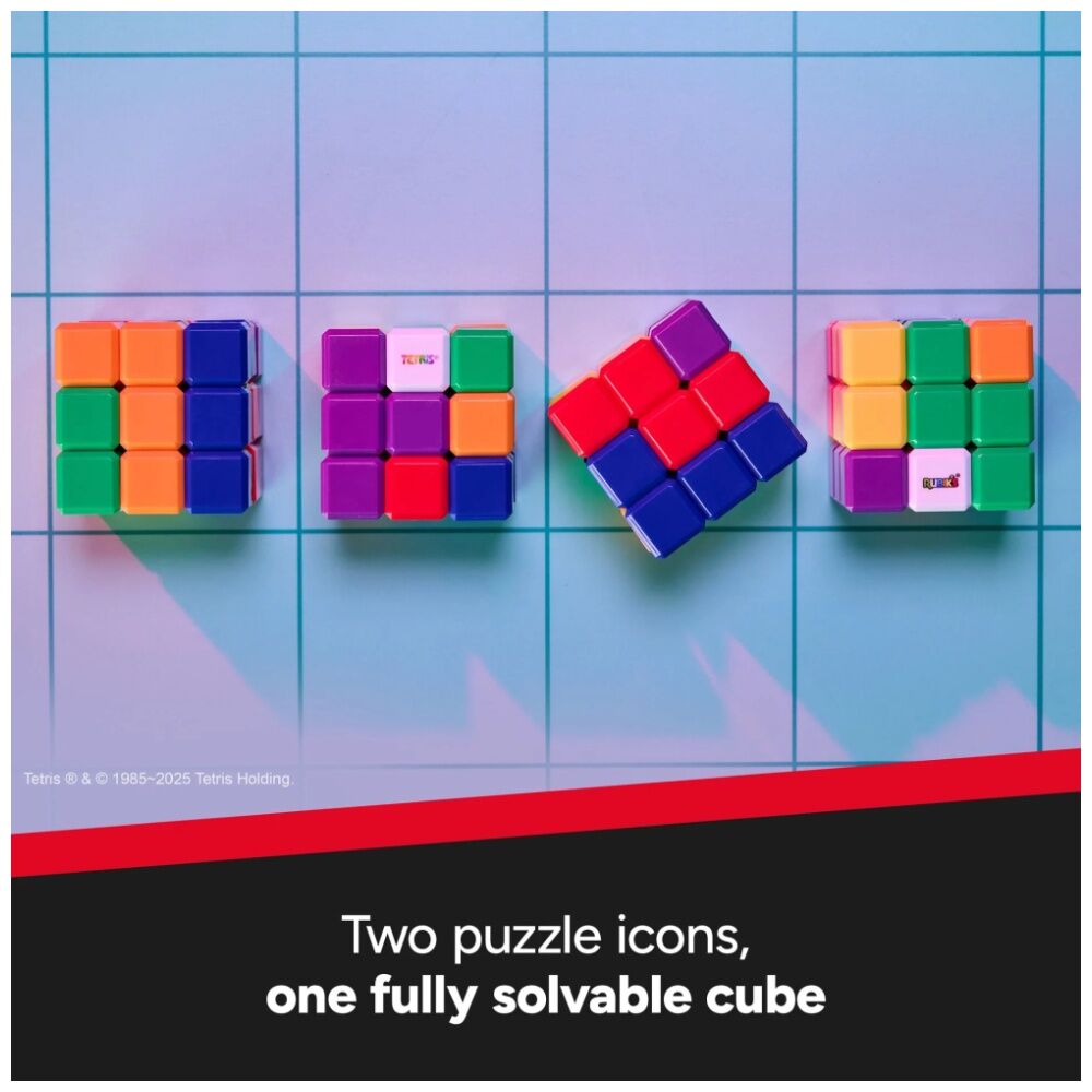 Rubiks Tetris Edition Cube Kids Toy Strategy Puzzle Game 8y+ — image 8