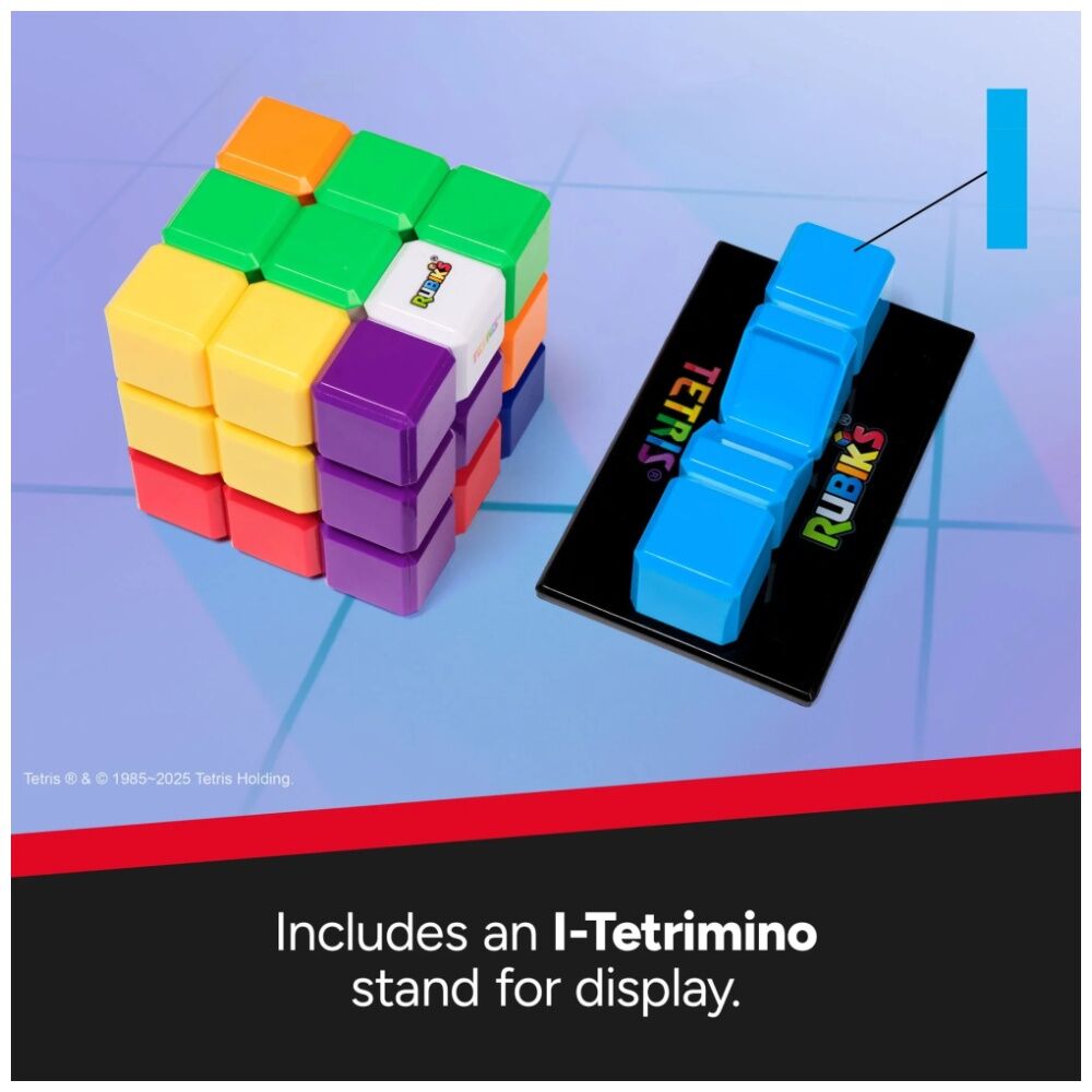 Rubiks Tetris Edition Cube Kids Toy Strategy Puzzle Game 8y+ — image 9