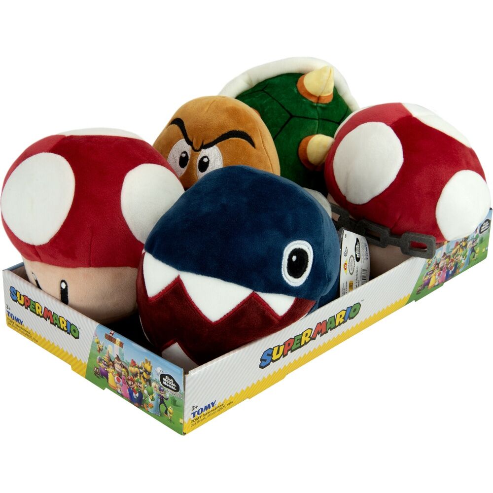 Super Mario 3y+ Nintendo Mocchi 6" Plush Stuffed Play Toy Assorted — image 2