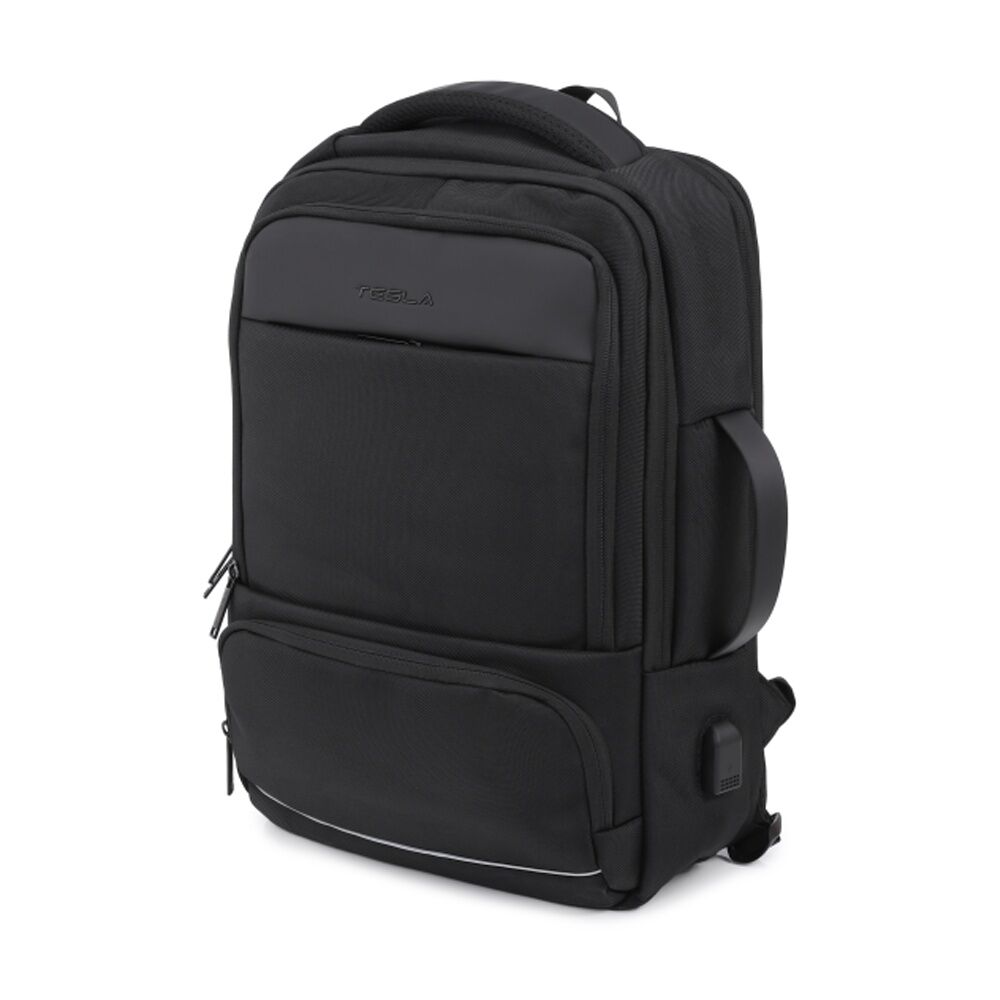 Tesla Apolo Backpack With External USB Charging Port Black 43x30x16cm Tesla — image 2