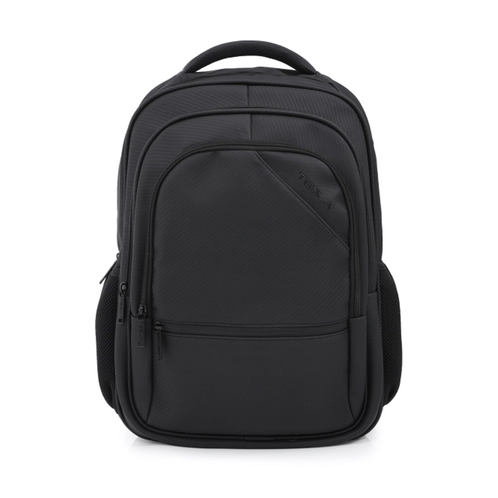 Tesla Atlas Backpack w/ Secure Zips & Laptop Compartment Black 46x32x20 Tesla