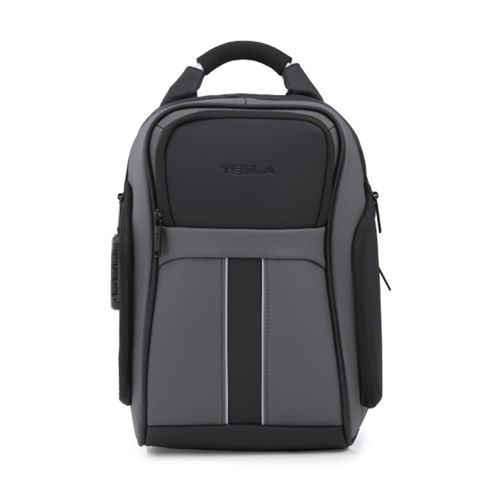 Tesla Sirius Backpack Anti Theft w/ Combination Lock Grey 41x28x15cm Tesla