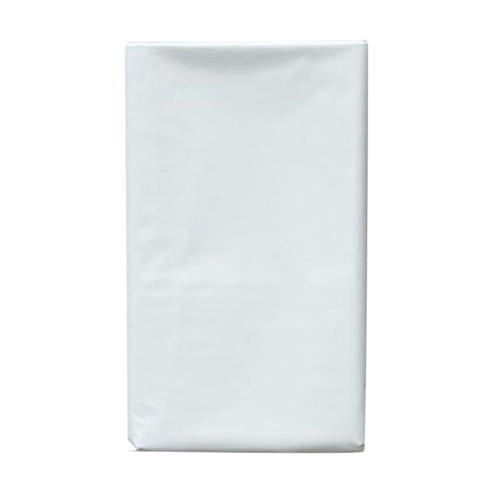 Partyware Plastic Table Runner Cover Tableware 1370x2740mm White (6 Pack)