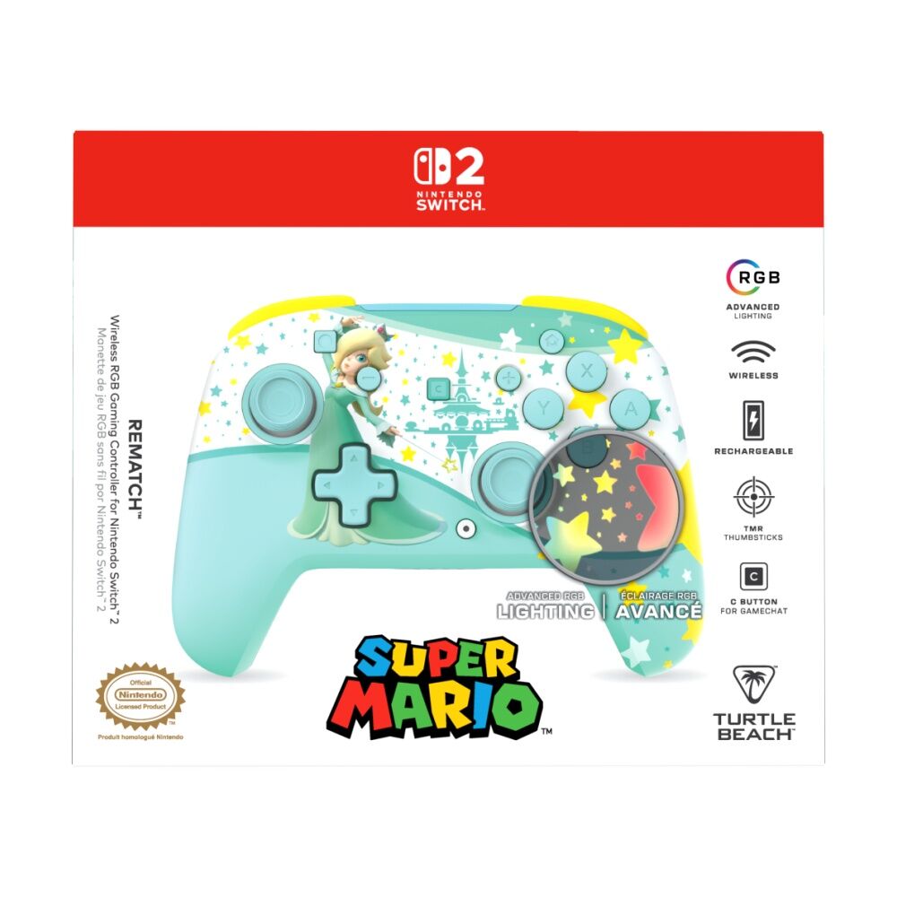 Turtle Beach Rematch Wireless Nintendo Switch 2 Gaming Controller Compatible Rosalina — image 10