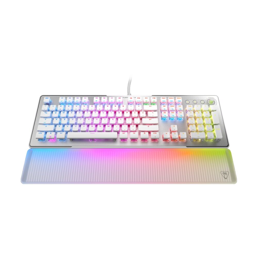 Turtle Beach White LED Vulcan II Max Optical-Mechanical Gaming Keyboard — image 4