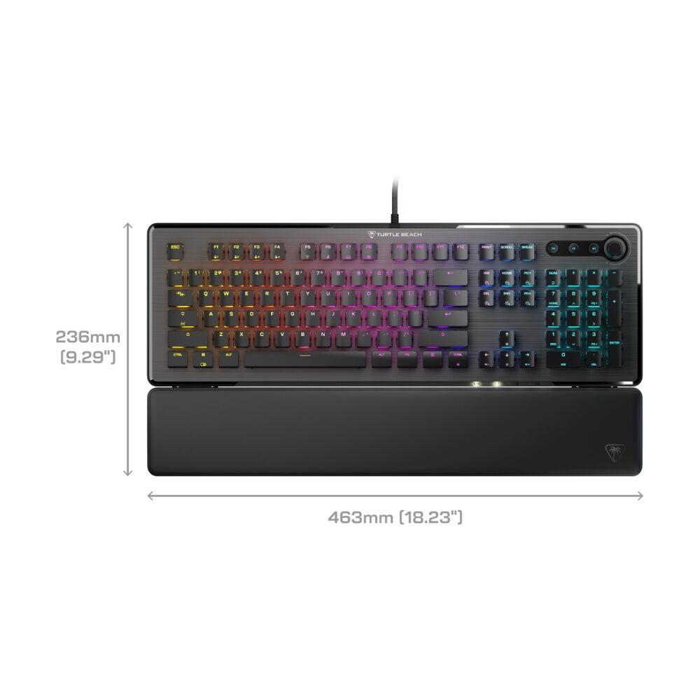 Turtle Beach Black LED Vulcan II Optical-Mechanical Gaming Keyboard — image 3