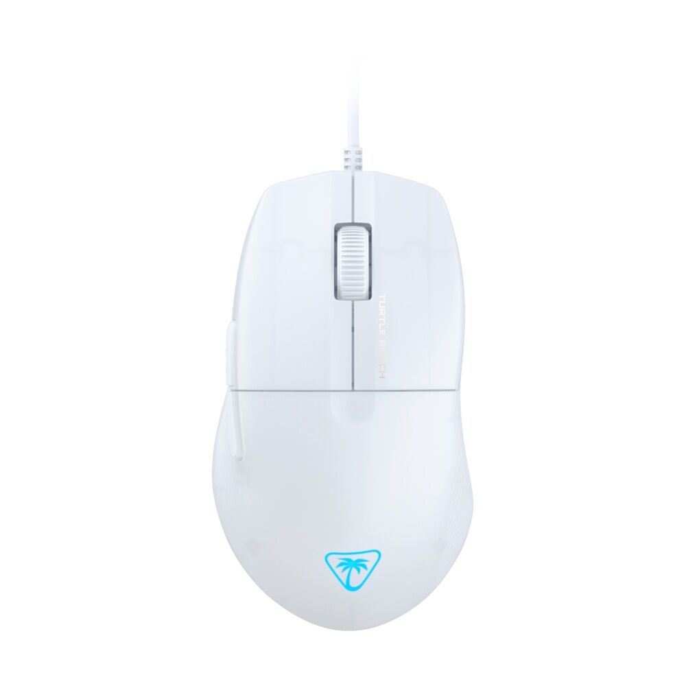 Turtle Beach White RGB Illumination Pure SEL Ergonomic Wired Gaming Mouse