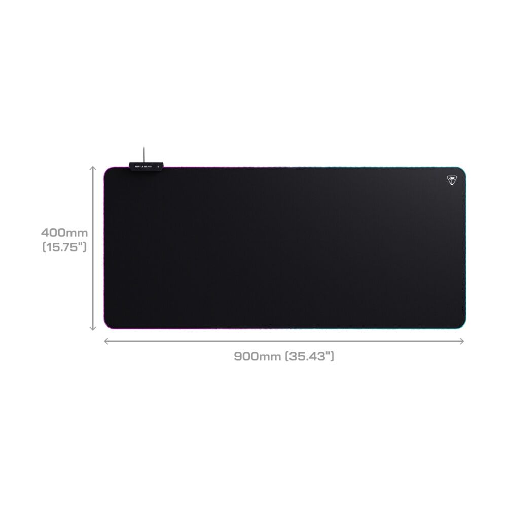 Turtle Beach XXL Black Programmable RGB Light Sense AIMO Gaming Mousepad — image 4