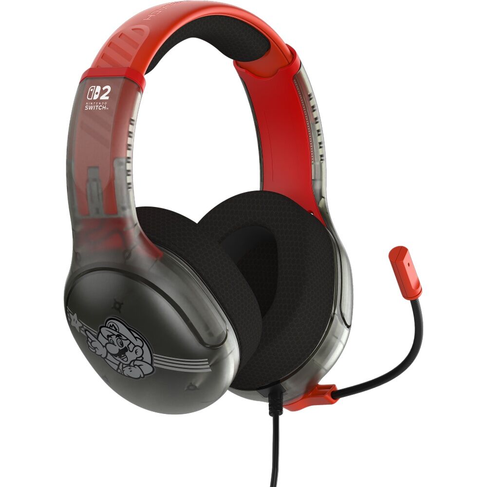 Turtle Beach Black Airlite Fit Wired Nintendo Switch 2 Gaming Headset Mario Star — image 3