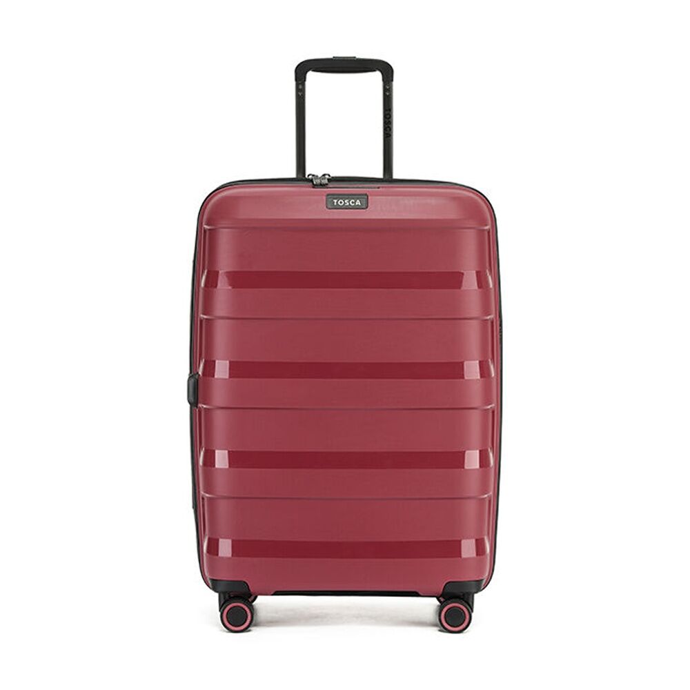 Tosca Comet PP 25 Suitcase Hard Case Lightweight Luggage Rumba Red Medium 67cm Tosca
