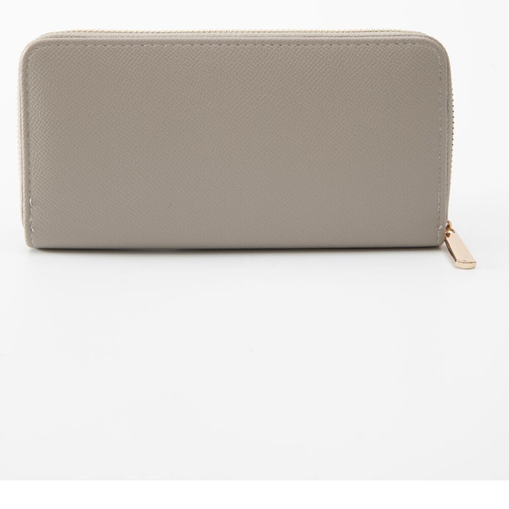 Tosca PU Wallet Textured Zip Around Everyday/Travel Purse Abbey Stone (2 Pack) — image 3