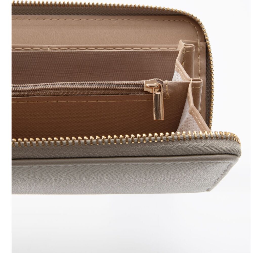 Tosca PU Wallet Textured Zip Around Everyday/Travel Purse Abbey Stone (2 Pack) — image 5