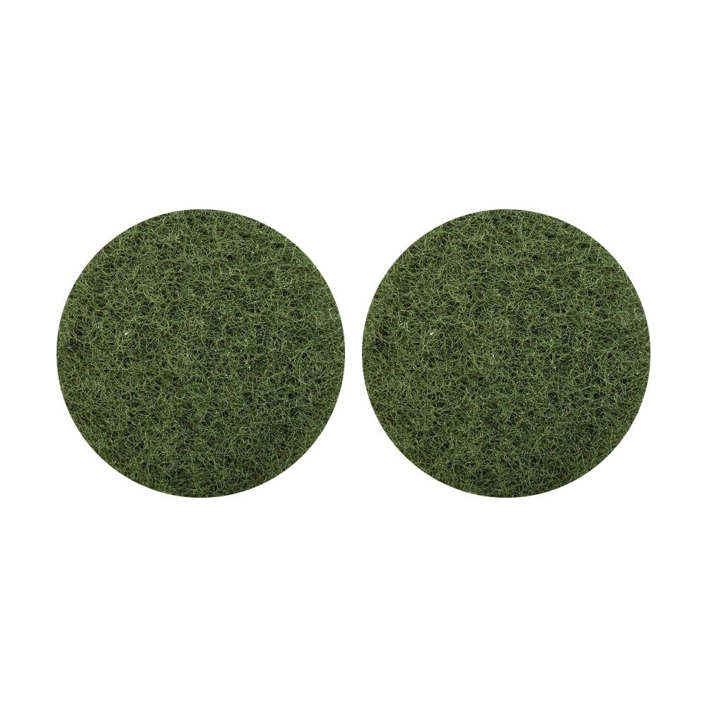 Glomesh Regular Speed Scrubbing Heavy Duty Machine Floor Pad Green 350mm (2 Pack)